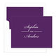 Colorful Duo Name Folded Note Cards Image 7 of 7